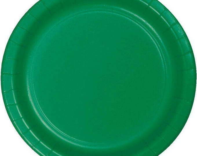 Green Dessert Plates (24)