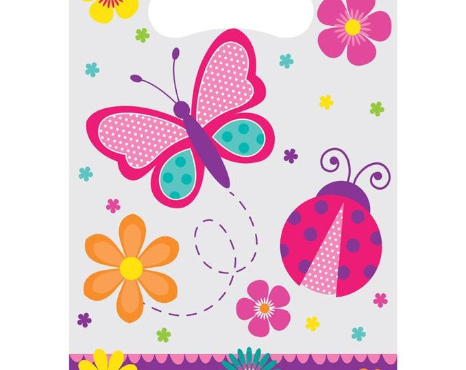 Butterfly Garden Party Loot Bags (8)