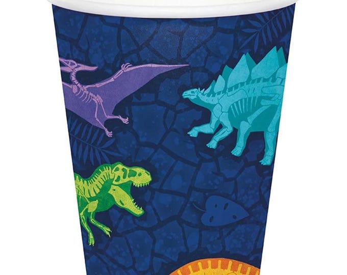 Dino Dig 9-Ounce Cups (8)