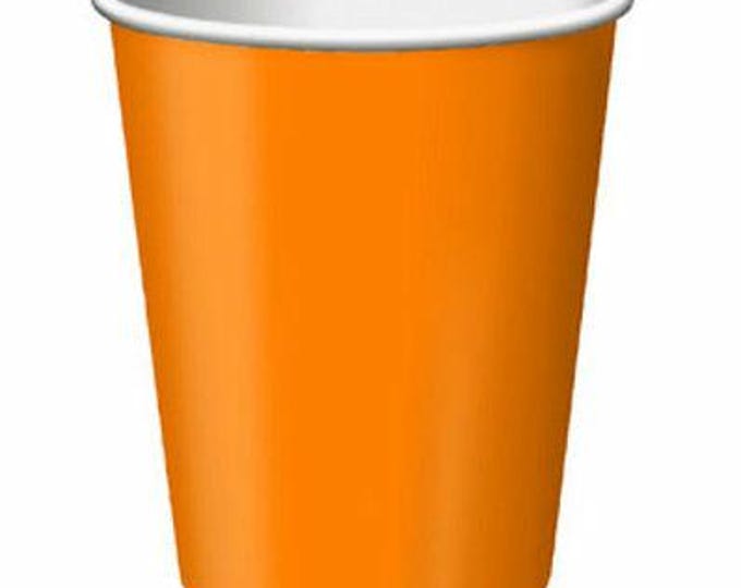 Orange 9oz Party Cups (24)