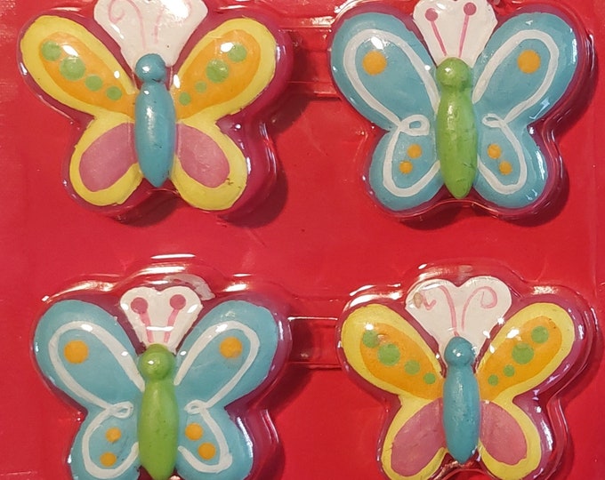 Butterfly Candles Birthday Party Candles (4)