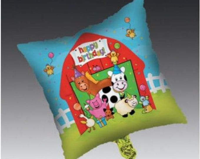 Barnyard Bash Happy Birthday Balloon