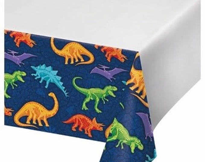 Dino Dig Plastic Table Cover
