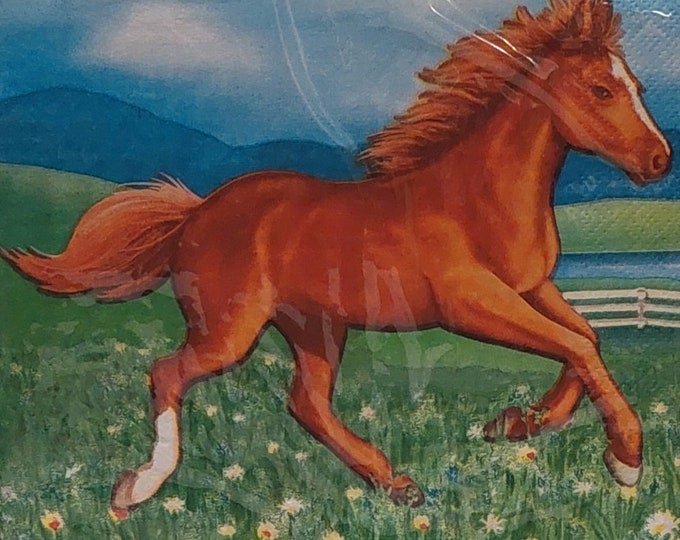 My Horse Lunch Napkins (16) - Pony Party Supplies