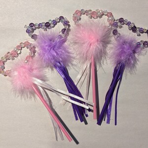 Purple and Pink Princess Wands (4)