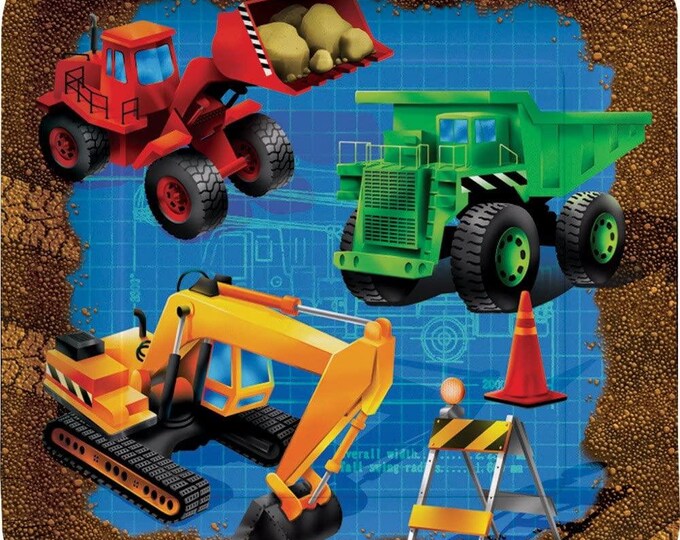 Under Construction Dessert Plates (8)