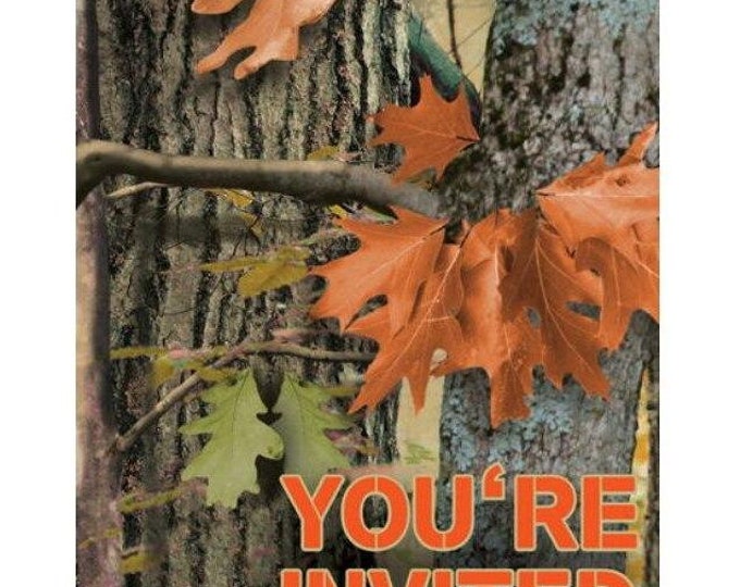 Hunting Camo Party Invitations (8)