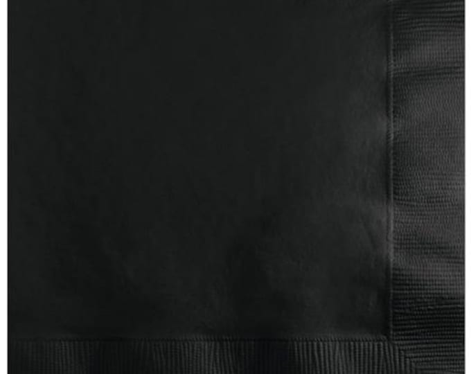 Black Luncheon Napkins (50)