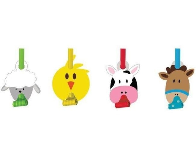 Farmhouse Fun Blowouts (8) - Birthday Party Favors