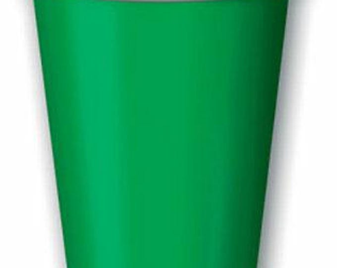 Green 9oz Party Cups (24)