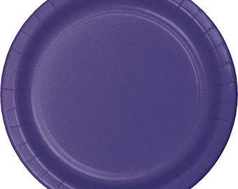 Purple Dessert Plates (24)