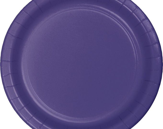 Purple Dessert Plates (24)