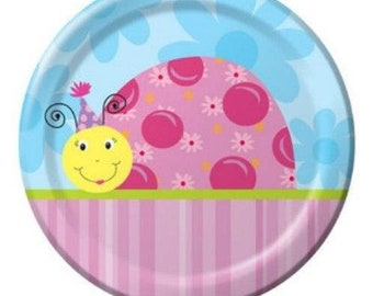 Lil' Lady Ladybug Dinner Plates (8)