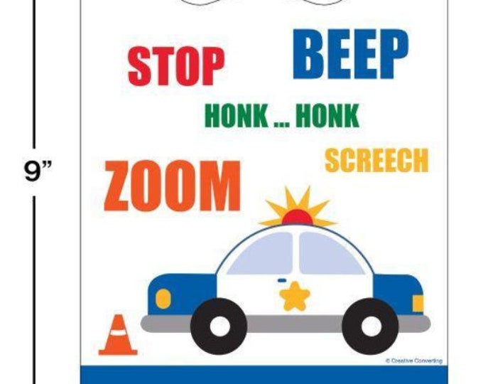 Traffic Jam Favor Loot Bags (8)