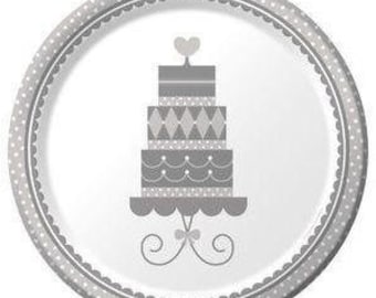 Forever Sweet Wedding Dinner Plates (8)