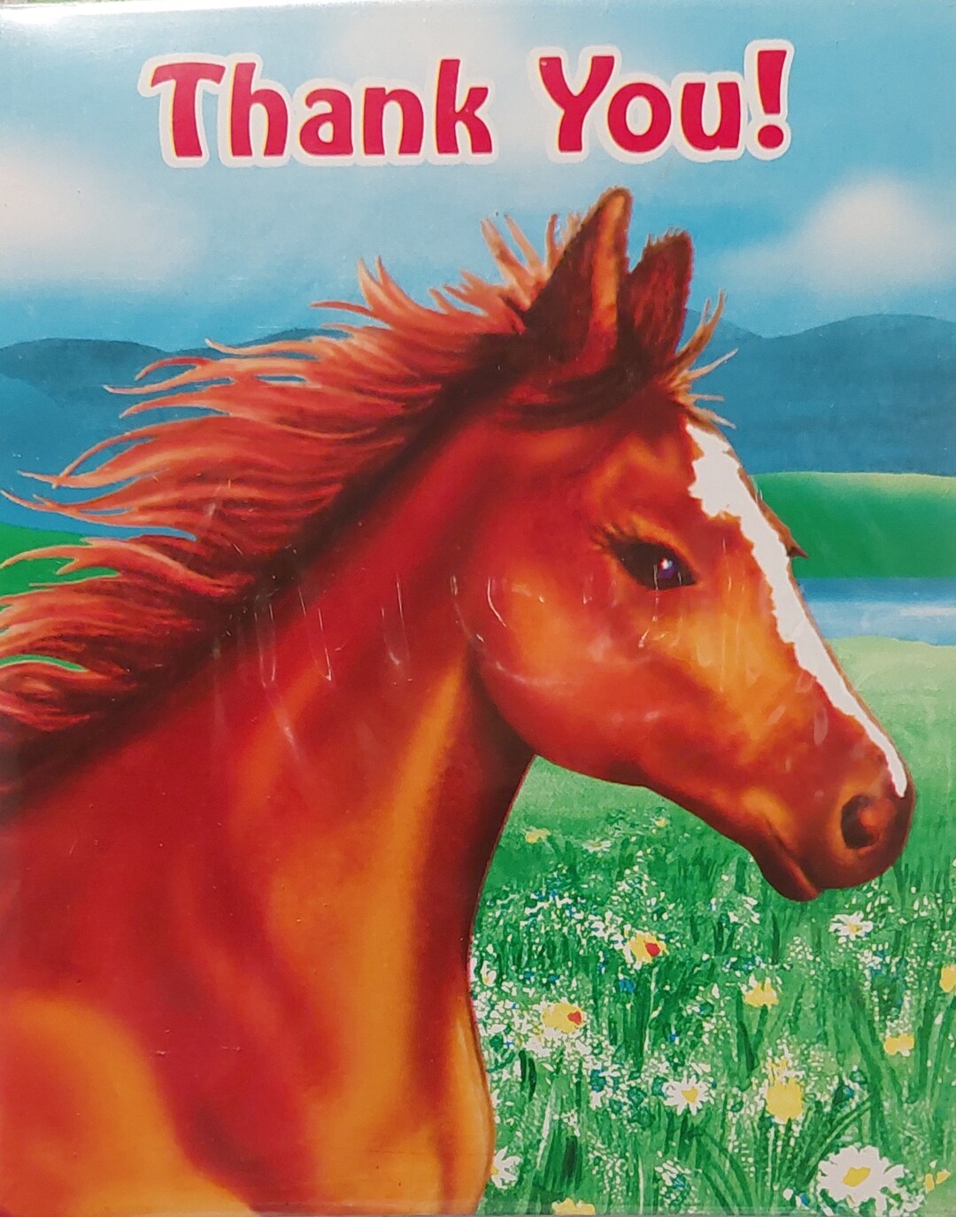 My Horse Party Thank You Cards (8) - Pony Party Supplies - Etsy
