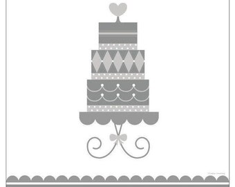 Forever Sweet Wedding Themed Table Cover