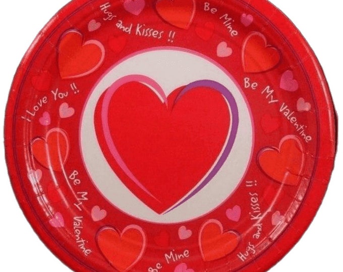 Valentine's Day Dessert Plates (8)