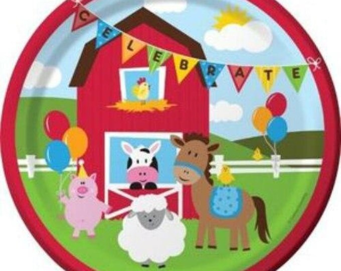 Farmhouse Fun Dinner Plates (8)