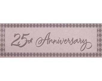 25th Silver Anniversary Banner