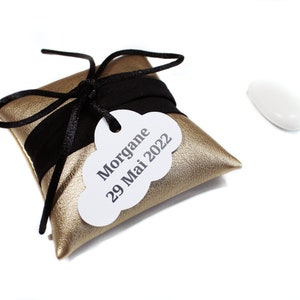 Taufe Hochzeit Pouchon Ballotin mit Dragees verdoppelt Geschenk Gast Markenplatz