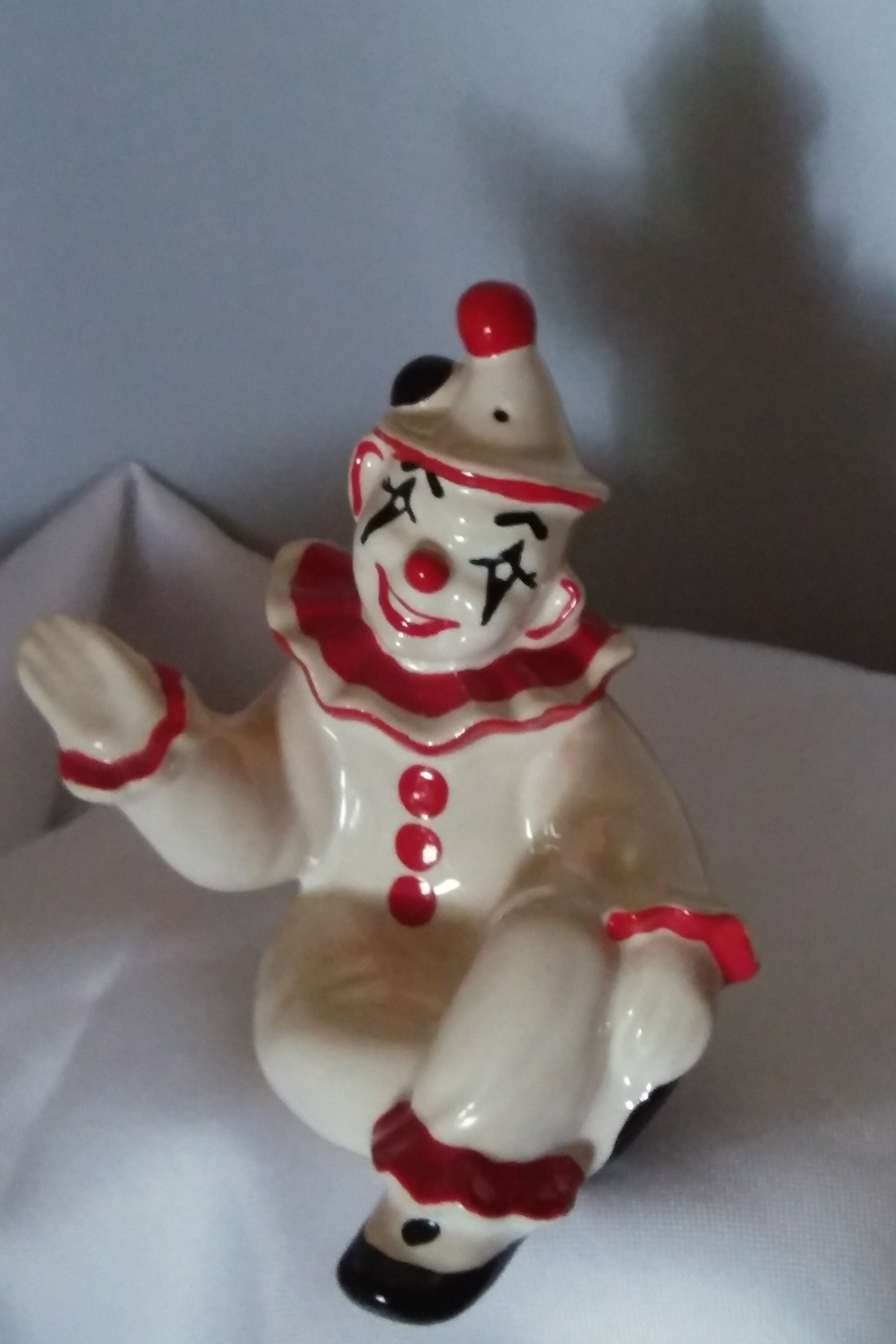 Antique Clown Shaker Etsy
