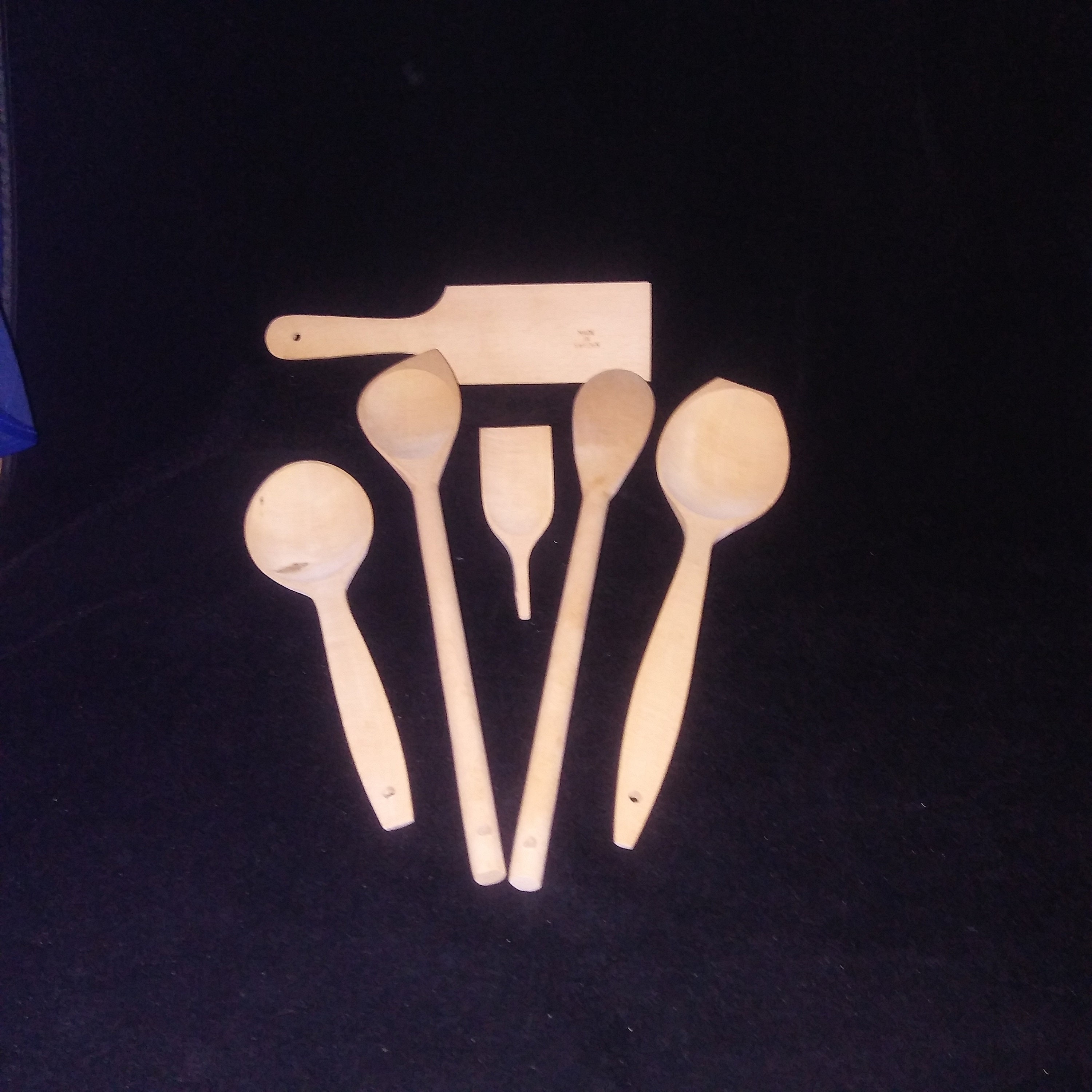 4Pcs Wooden Measuring Spoon Set Kitchen Measuring Spoons Tea Coffee Scoop  Wood Sugar Spice Spoon Measuring