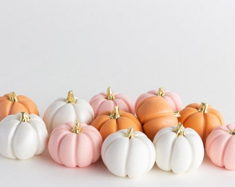 Mini Fondant Pumpkins-  Set of 12- New Listing