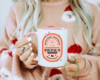 Tasse de Noël, décor saisonnier, cadeau Pinkmas pour elle, décor de Noël