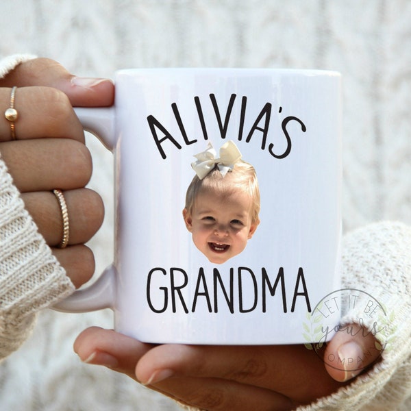 Personalized Grandparent Gift, Baby Photo Gift, Christmas Gift, Photo Gift, Coffee Mug, Gift For Grandma,Grandpa Gift, Gift For Grandparents
