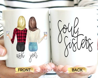 Best Friend Gift, Gift For Best Friend, Gift For Her, Personalized Gift, Best Friend, Gift For Sister, Best Friends Mug, Gift For Friend