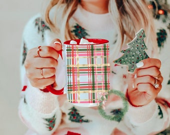 Christmas Mug, Seasonal Decor, Pinkmas Gift For Her