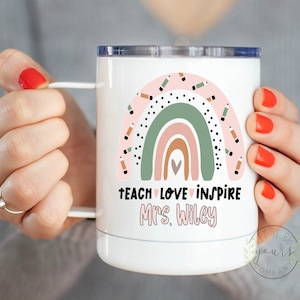 Personalized Teacher Coffee Mug - Teacher Appreciation Gift