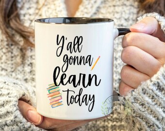 Teacher Mug, Personalized Teacher Gift, Funny Teacher Gift, Teacher Name Mug, Teacher Coffee Mug, Teacher Appreciation Gift, Teacher