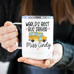 Personalized Bus Driver Coffee Mug - Bus Driver Appreciation Gift