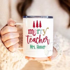 Personalisierte Lehrer Kaffeetasse - Lehrer-Dankesgeschenk