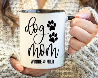 Personalized Dog Mom Mug, Dog Lover Gift, Custom Dog Mug, Dog Mom Gift, Dog Lover Mug, Dog Mom Coffee Mug, Dog Mom, Dog Mama, Personalized