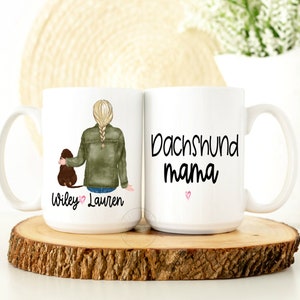 Personalized Dachshund Mom Mug, Dachshund Lover Gift, Dog Mom Dachshund Mom Gift, Dog Lover Gift, Dachshund Gift, Gifts For Her, Dog Mom