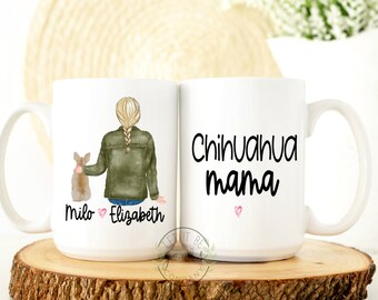 Personalized Chihuahua Mom Mug, Chihuahua Lover Gift, Dog Mom Chihuahua Mom Gift, Dog Lover Gift, Chihuahua Gift, Gifts For Her, Dog Mom