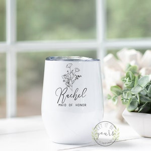 Maid Of Honor Proposal, Maid Of Honor Wine Tumbler, Maid Of Honor Mug, Personalized Maid Of Honor Mug, Will You Be My Maid Of Honor