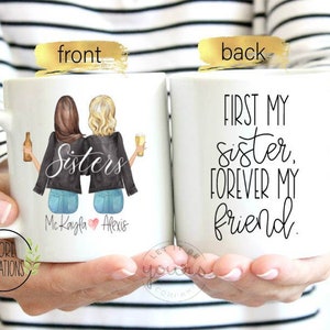 Sister Gift, Sister Birthday Gifts, Personalized Gift, Gift For Sisters, Big Sister Little Sister, Custom Sisters Mug, Soul Sisters Mug