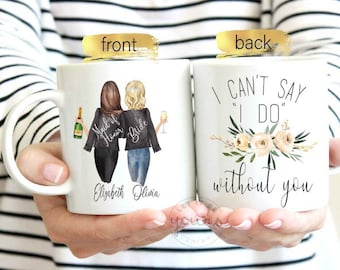 Maid Of Honor Proposal, Maid Of Honor Mug, Personalized Maid Of Honor Mug, Will You Be My Maid Of Honor, Bridal Party Gift