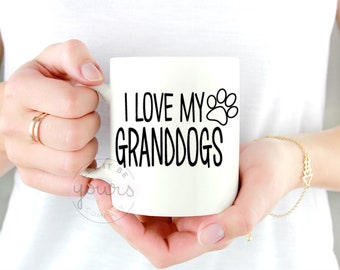 I Love My Granddog Etsy