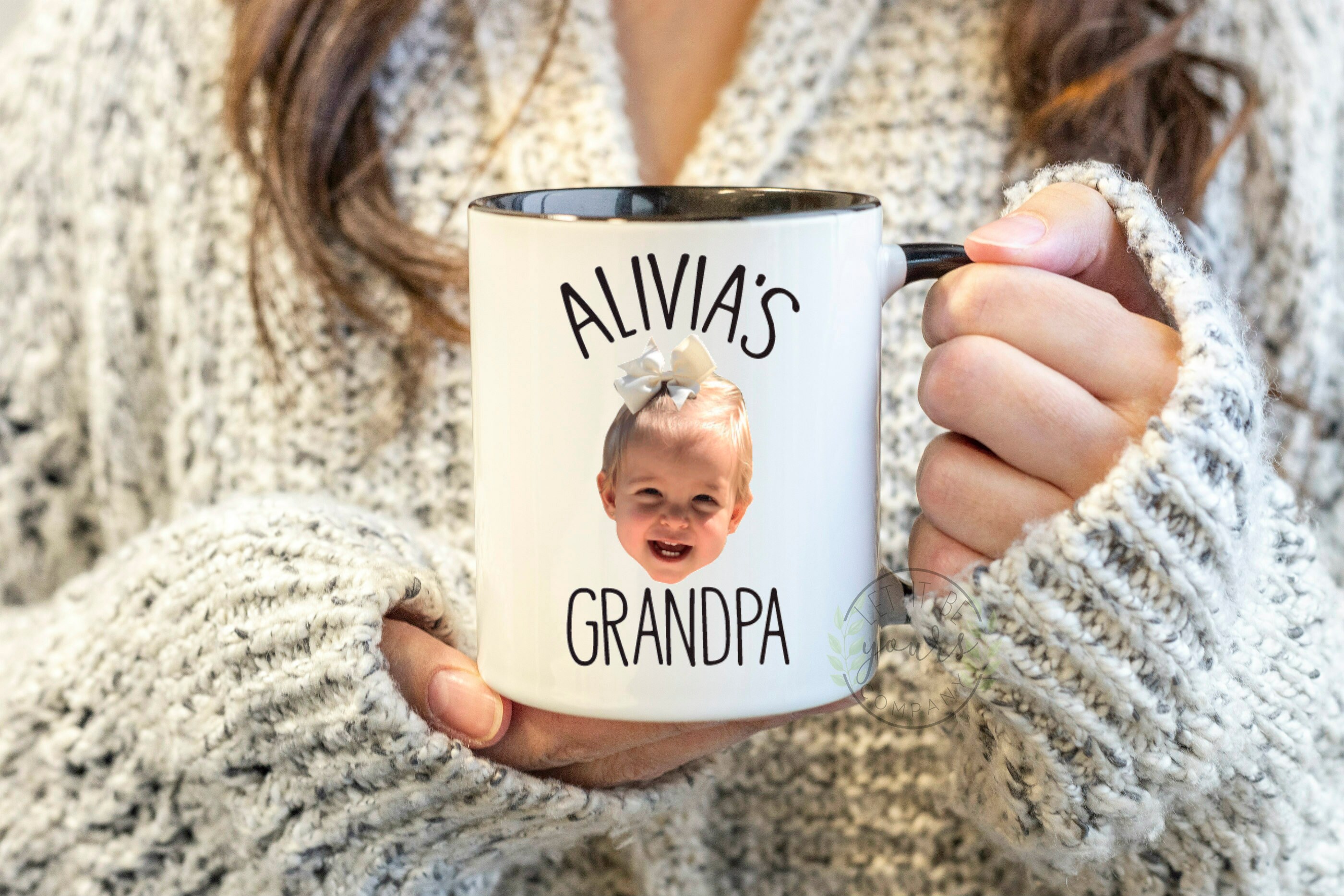 Personalized Grandparent Gift Baby Photo Gift Christmas Etsy
