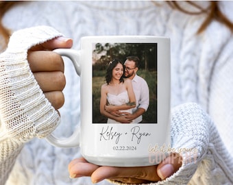 Personalized Photo Coffee Mug, Custom Photo Coffee Mug, Personalized Anniversary Photo Mug, Anniversary Gift, Gifts For Her
