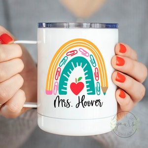 Personalized Teacher Coffee Mug - Teacher Appreciation Gift