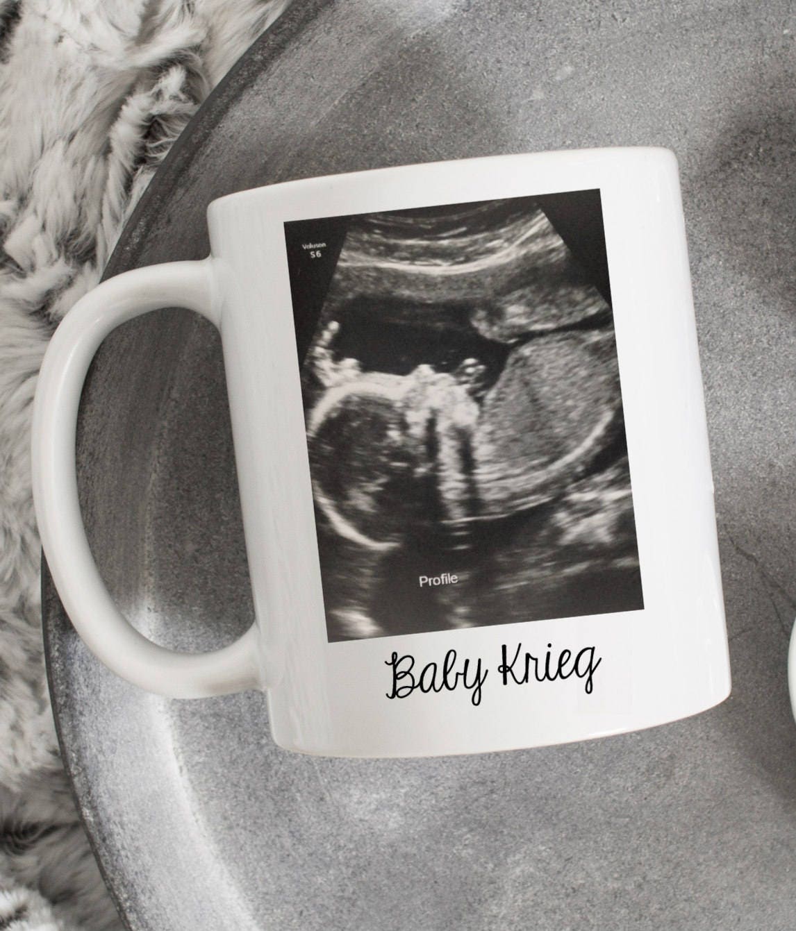 Ultrasound Mug Gift For Grandma Pregnancy Announcement Etsy