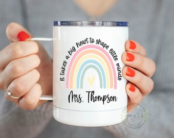 Personalized Teacher Coffee Mug - Teacher Appreciation Gift
