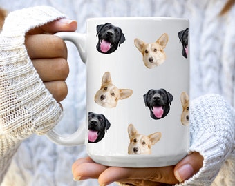 Custom Pet Mug Dog Coffee Cup Personalized Pet Mugs Gift Idea For Dog Lover Custom Dog Portrait Dog Mom Personalized Pet Mug Dog Mom Dog Dad