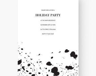 modern invitation etsy